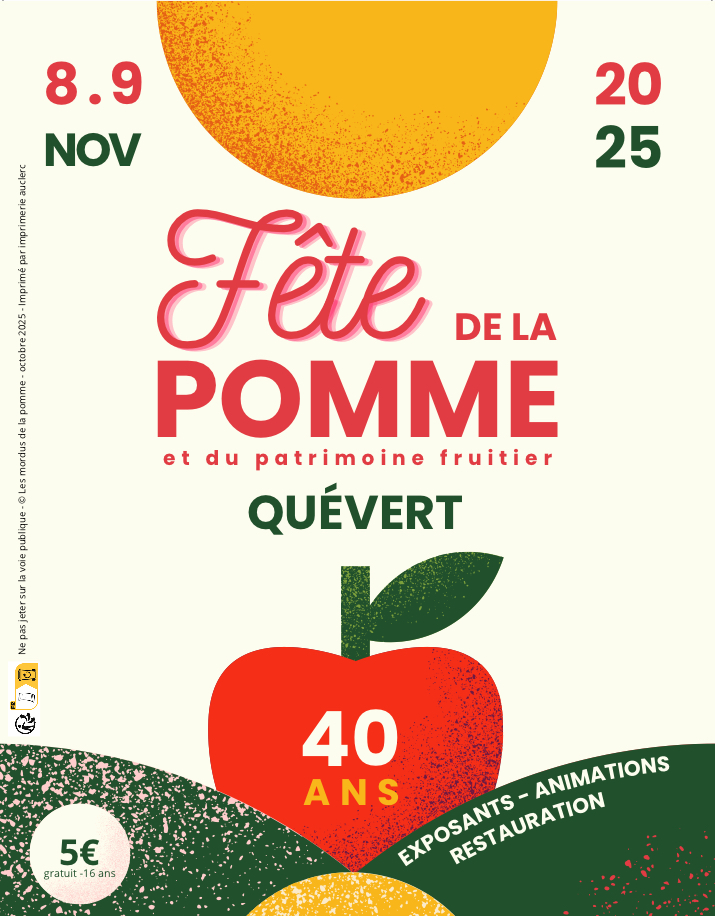 Affiche de la Fête de la Pomme
